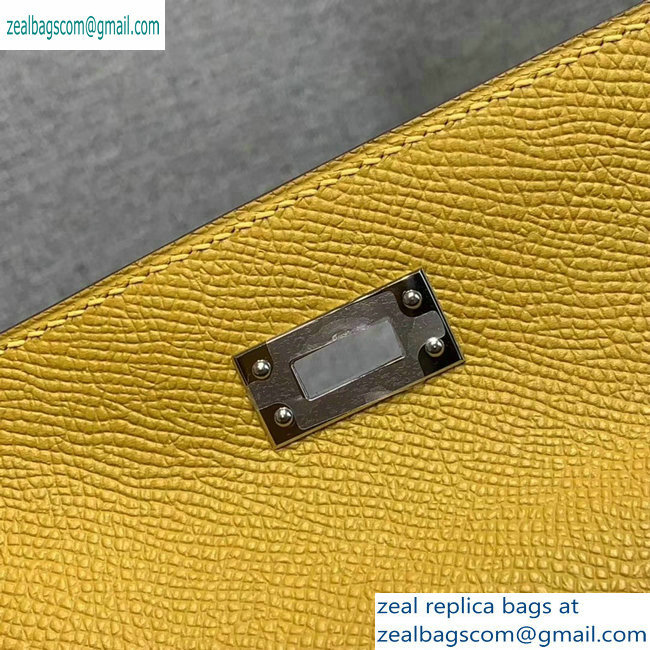 Hermes Kelly 25cm Bag in Original Epsom Leather Yellow