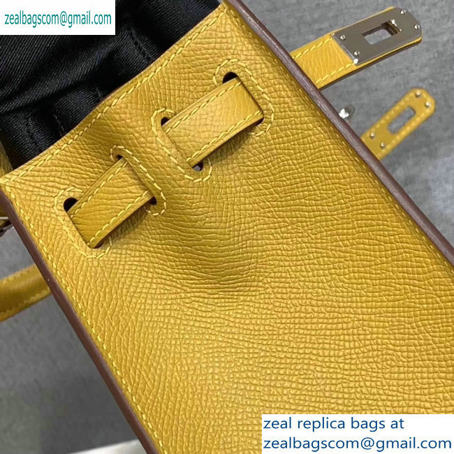 Hermes Kelly 25cm Bag in Original Epsom Leather Yellow