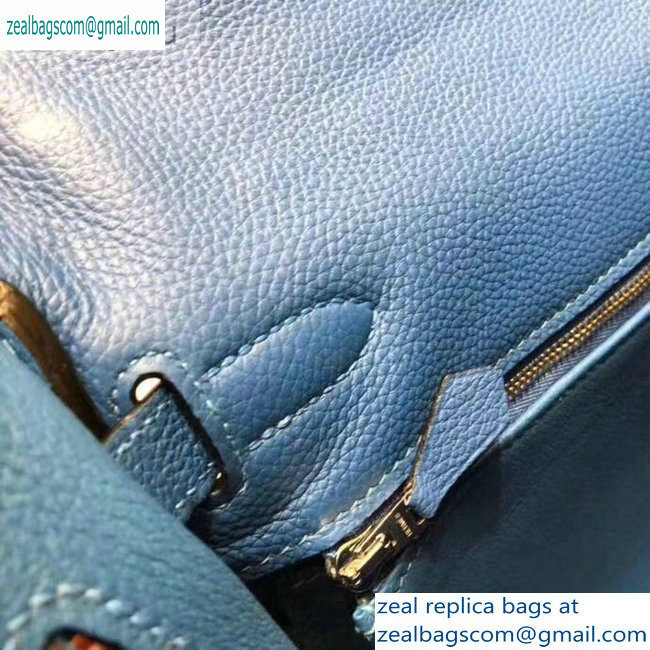 Hermes Kelly 28cm/32cm Bag In Original togo Leather With Gold/Silver Hardware cobalt blue