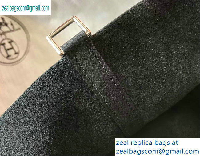 Hermes Picotin Lock 22 Bag with Braided Handles black