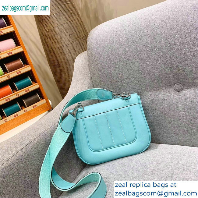 Hermes berline 20 bag in original swift leather Macaron blue