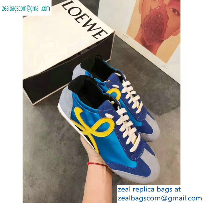 Loewe Ballet Runner Sneakers Blue 2019 - Click Image to Close