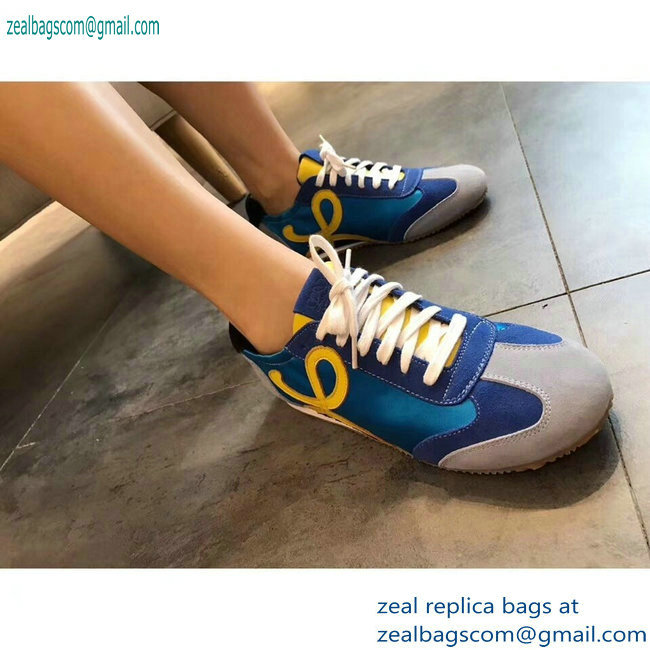 Loewe Ballet Runner Sneakers Blue 2019