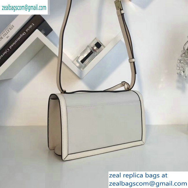 Loewe Bolso Barcelona Bag Grained Pale Gray/White