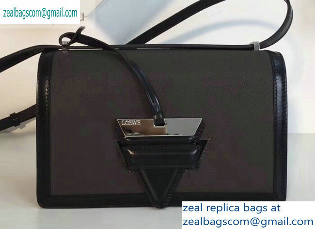Loewe Bolso Barcelona Bag Grained Taupe/Black