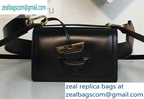 Loewe Boxcalf Barcelona Small Bag Black with Two Shoulder Strap