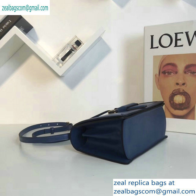 Loewe Boxcalf Bolso Barcelona Bag Blue - Click Image to Close