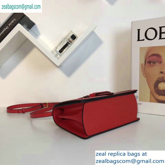 Loewe Boxcalf Bolso Barcelona Bag Red