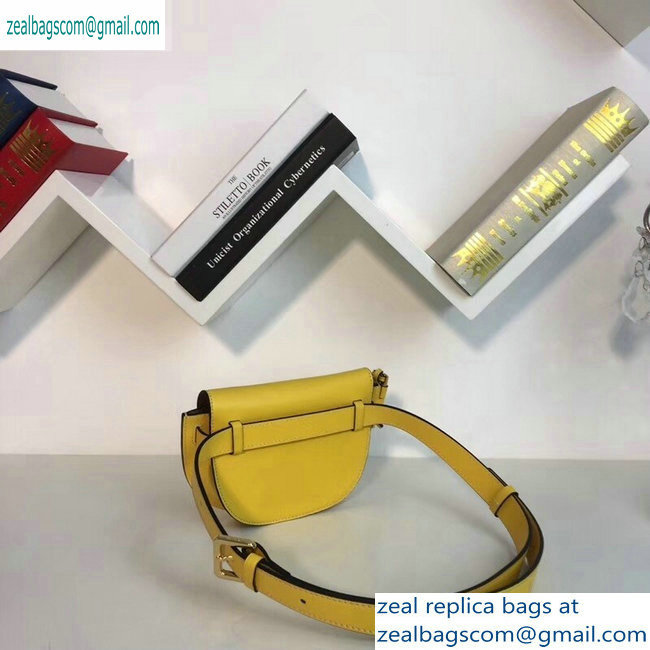 Loewe Calf Gate Bumbag Bag Yellow - Click Image to Close