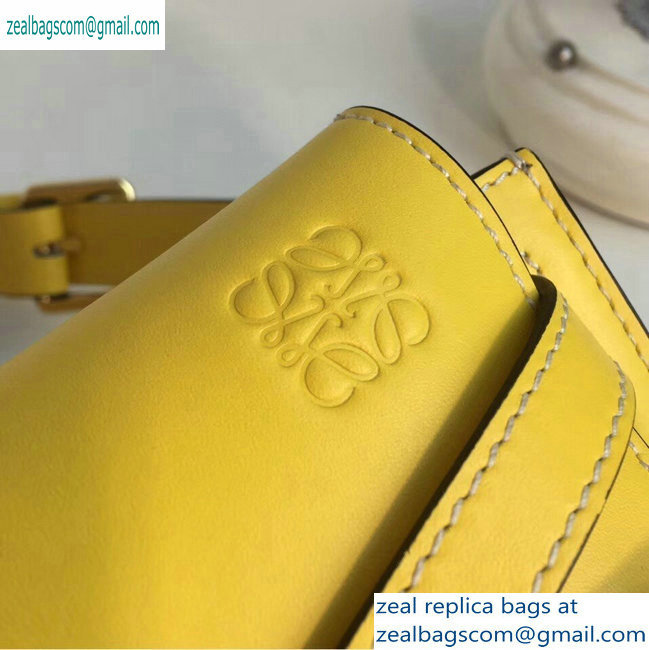 Loewe Calf Gate Bumbag Bag Yellow - Click Image to Close