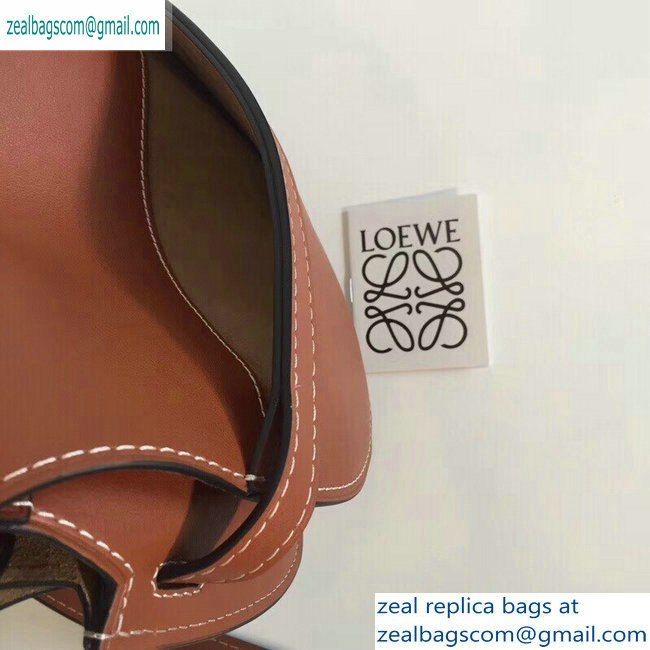 Loewe Calf Gate Small Bag Brown - Click Image to Close