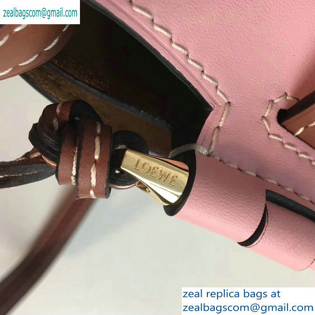 Loewe Calf Gate Small Bag Burgundy/Pink - Click Image to Close