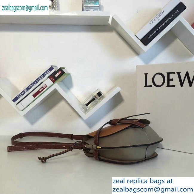 Loewe Calf Gate Small Bag Khaki/Gray