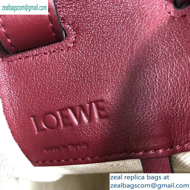 Loewe Classic Calf Hammock Small Bag Burgundy