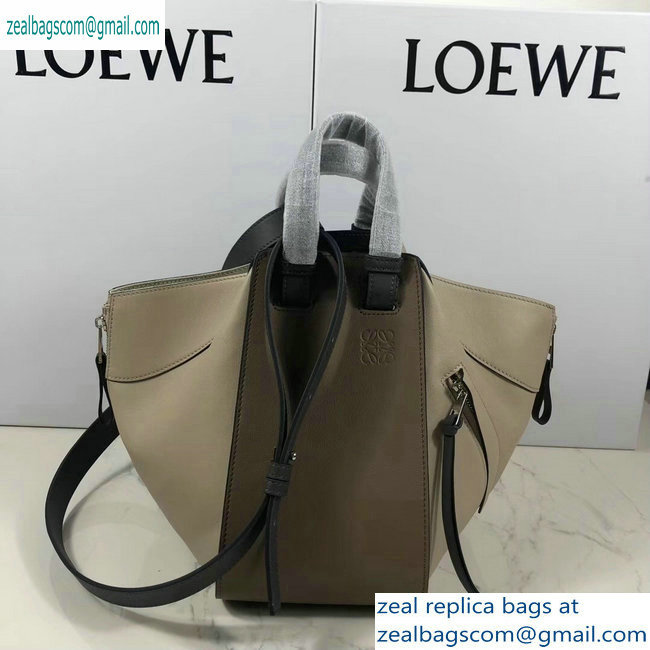 Loewe Classic Calf Hammock Small Bag Coffee/Beige/Black