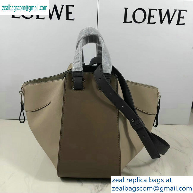 Loewe Classic Calf Hammock Small Bag Coffee/Beige/Black