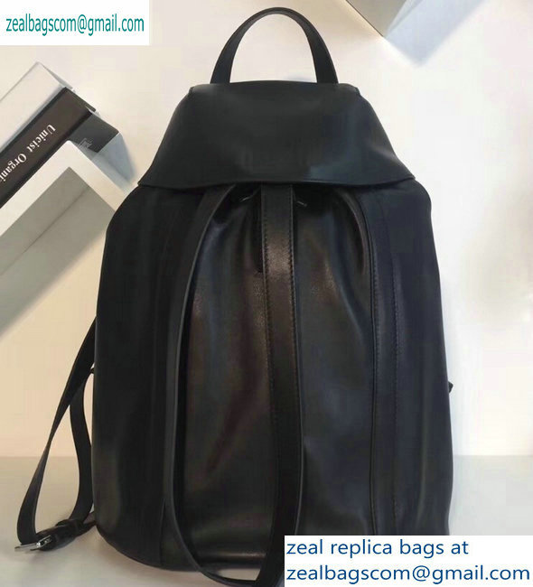 Loewe Nappa Calf Rucksack Small Backpack Bag Black