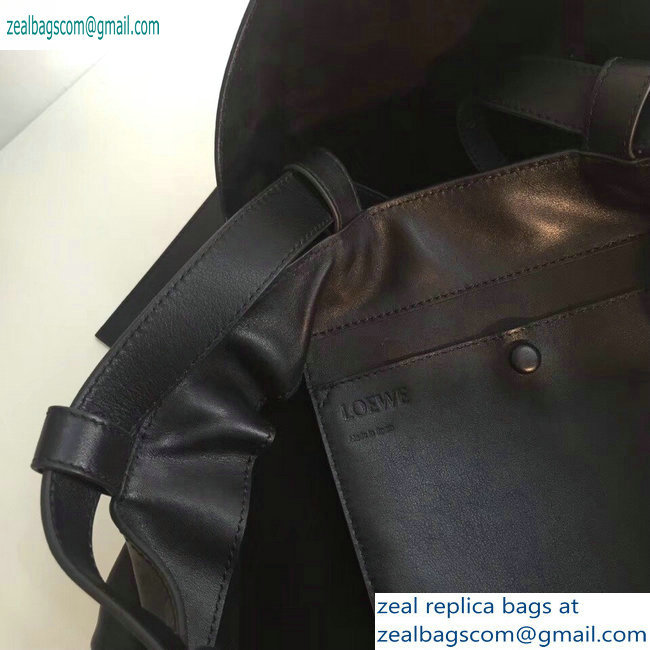 Loewe Nappa Calf Rucksack Small Backpack Bag Black - Click Image to Close