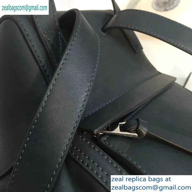 Loewe Nappa Calf Rucksack Small Backpack Bag Dark Green