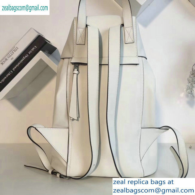 Loewe Nappa Calf Rucksack Small Backpack Bag White