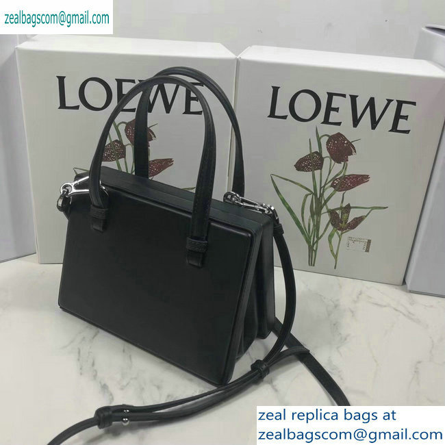 Loewe Postal Small Top Handle Bag Black 2019 - Click Image to Close