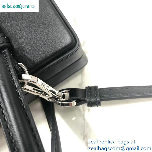 Loewe Postal Small Top Handle Bag Black 2019 - Click Image to Close