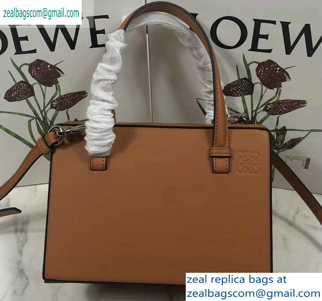 Loewe Postal Small Top Handle Bag Khaki 2019