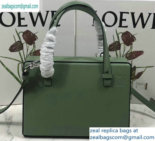 Loewe Postal Small Top Handle Bag Pale Green 2019