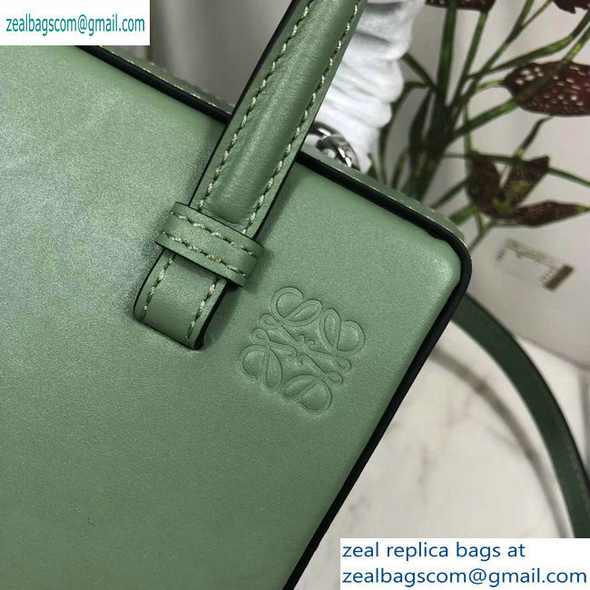 Loewe Postal Small Top Handle Bag Pale Green 2019