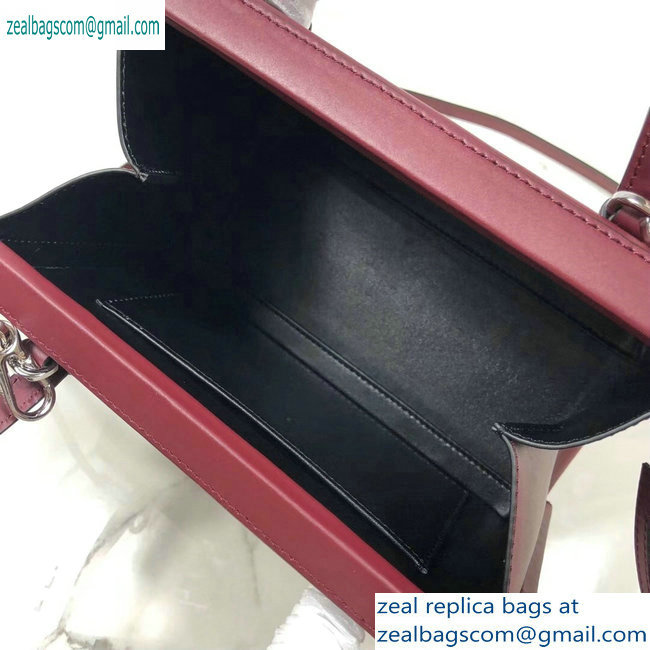 Loewe Postal Top Handle Bag Burgundy 2019