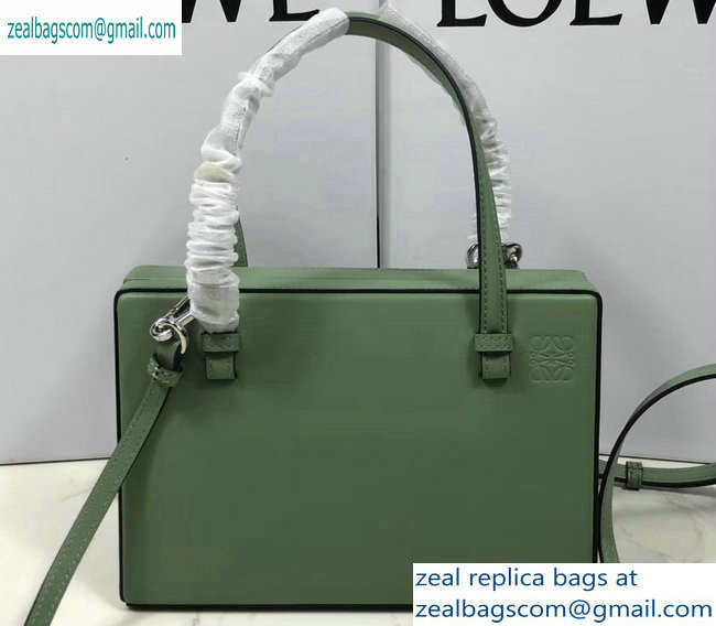 Loewe Postal Top Handle Bag Pale Green 2019