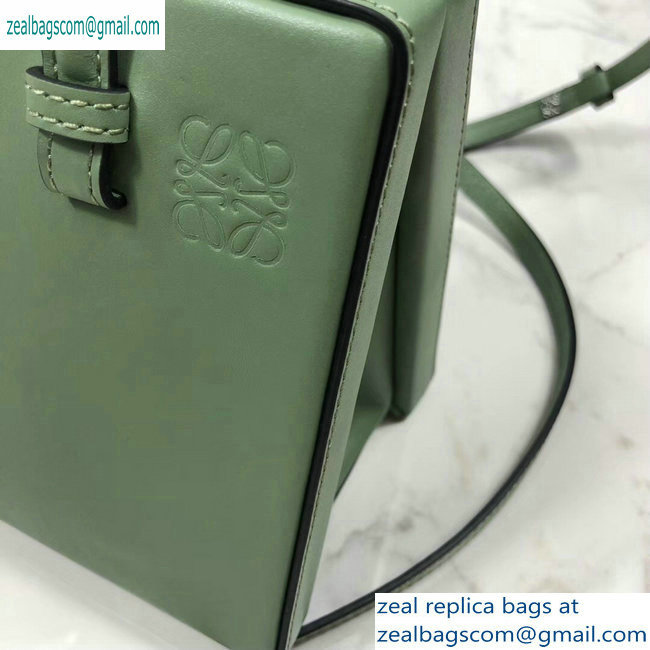 Loewe Postal Top Handle Bag Pale Green 2019