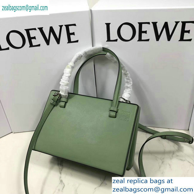 Loewe Postal Top Handle Bag Pale Green 2019