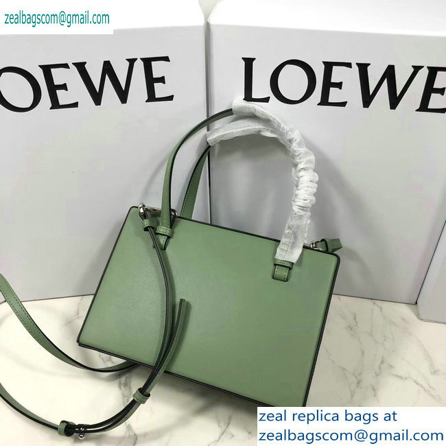 Loewe Postal Top Handle Bag Pale Green 2019