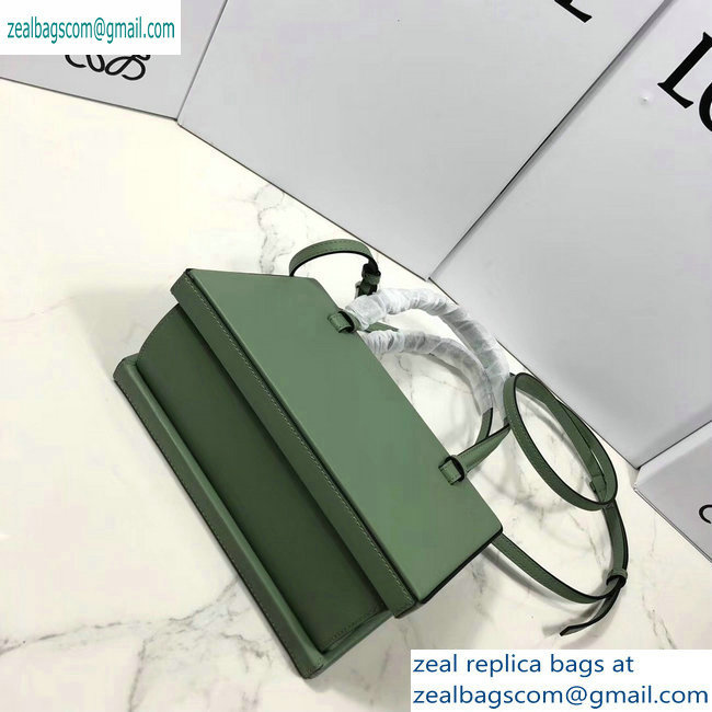 Loewe Postal Top Handle Bag Pale Green 2019