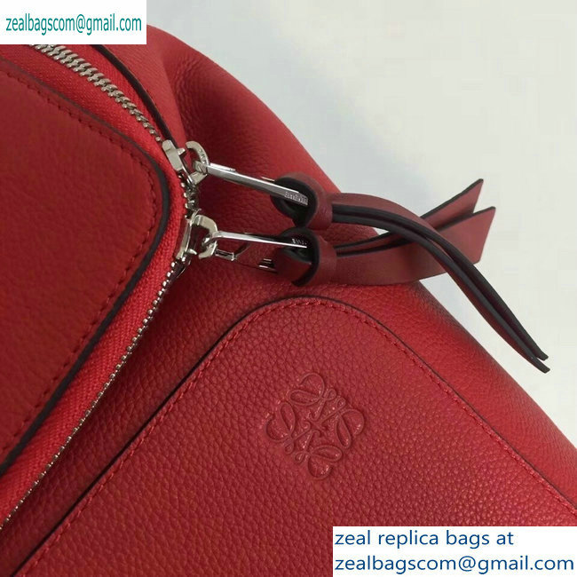 Loewe Soft Grained Calf Goya Small Backpack Bag Red