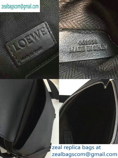 Loewe Soft Grained Calf Military Messenger XS Bag Black