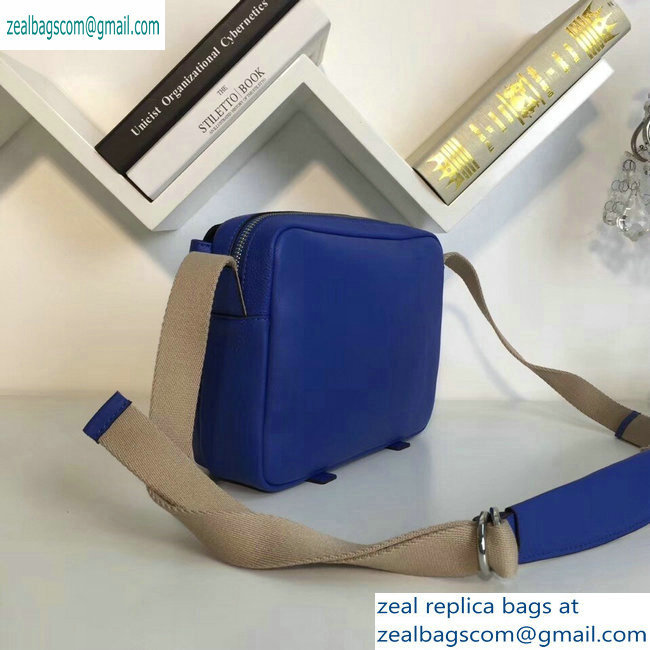 Loewe Soft Grained Calf Military Messenger XS Bag Blue - Click Image to Close