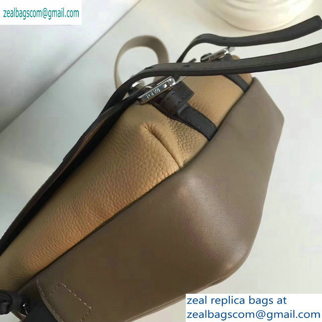 Loewe Soft Grained Calf Military Messenger XS Bag Taupe - Click Image to Close
