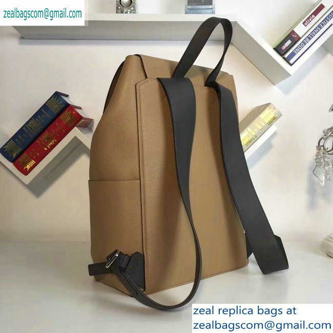 Loewe Soft Natural Calf Puzzle Backpack Bag Apricot - Click Image to Close