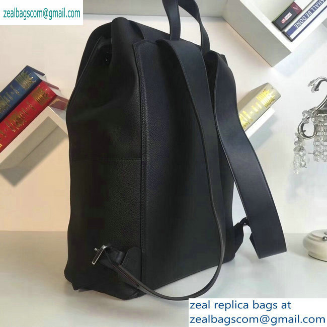 Loewe Soft Natural Calf Puzzle Backpack Bag Black - Click Image to Close
