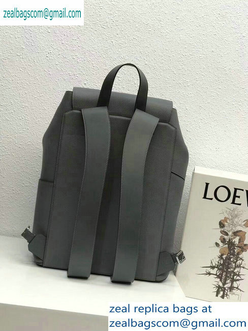 Loewe Soft Natural Calf Puzzle Backpack Bag Gray