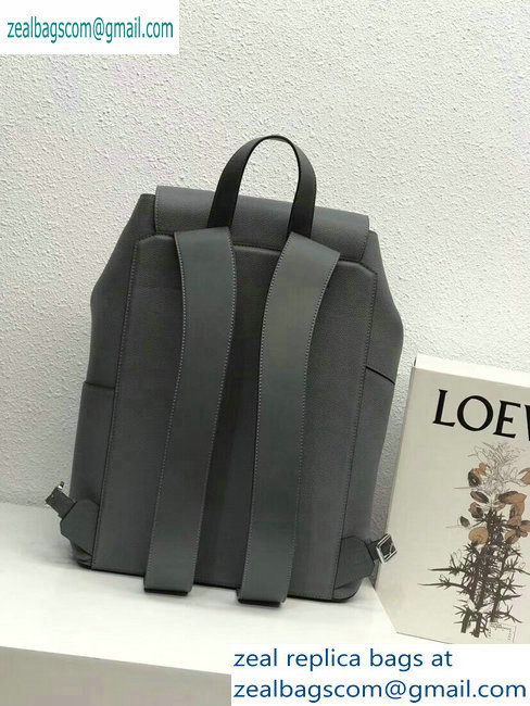 Loewe Soft Natural Calf Puzzle Backpack Bag Gray - Click Image to Close