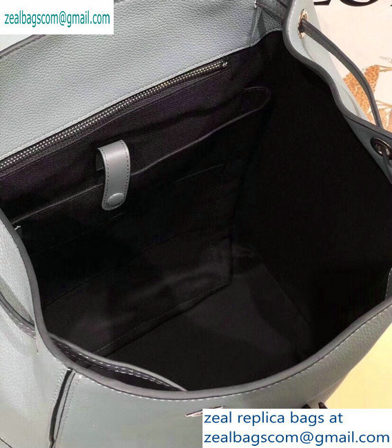 Loewe Soft Natural Calf Puzzle Backpack Bag Gray - Click Image to Close