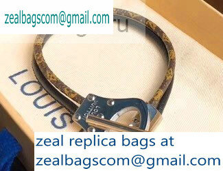 Louis Vuitton Archive Double Leather Bracelet Black