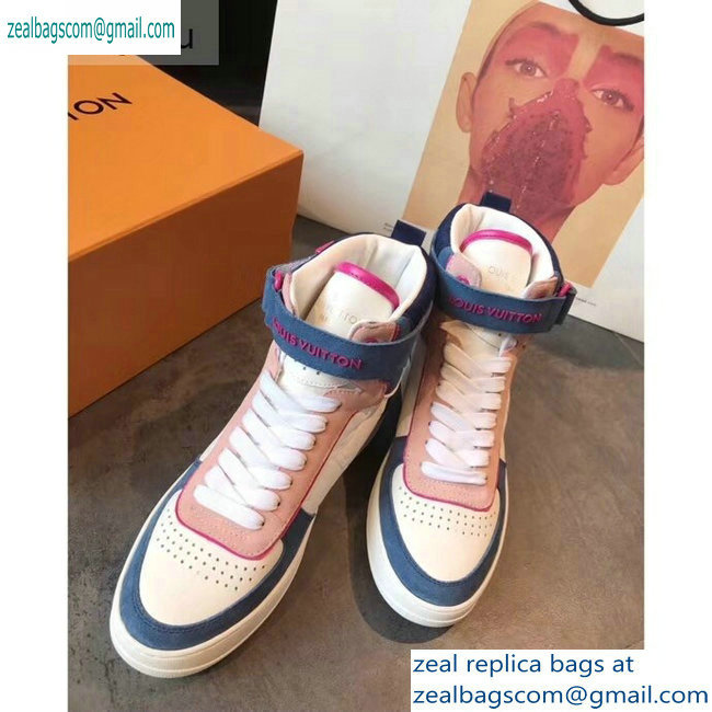 Louis Vuitton Boombox Sneakers Boots Blue 2019 - Click Image to Close