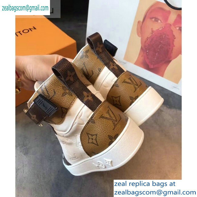 Louis Vuitton Boombox Sneakers Boots Brown 2019