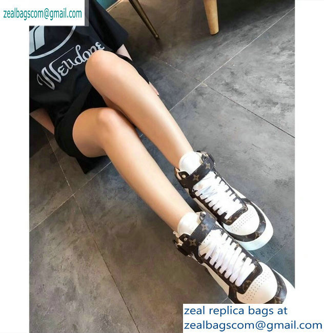 Louis Vuitton Boombox Sneakers Boots Brown 2019 - Click Image to Close