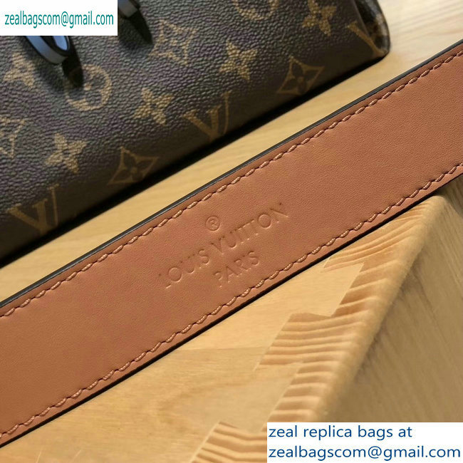 Louis Vuitton Braided Handle Monogram Canvas Beaubourg Hobo Bag 2019