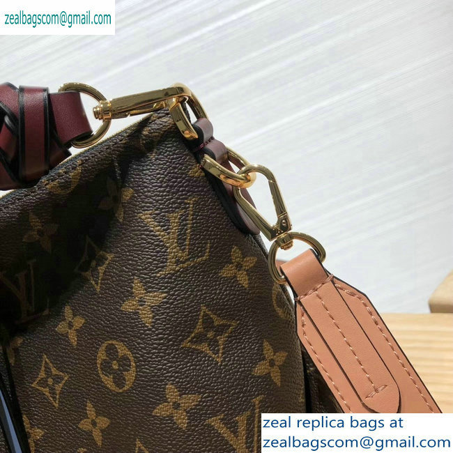 Louis Vuitton Braided Handle Monogram Canvas Beaubourg Hobo Bag 2019